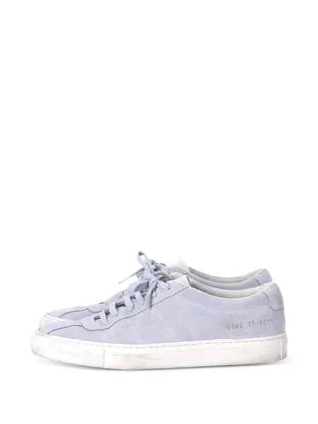 Sneakerși Common Projects din piele de căprioară albastru