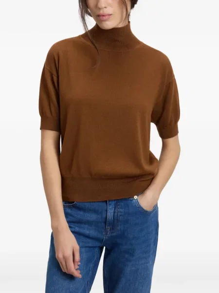 Scurt pulover Woolrich maro