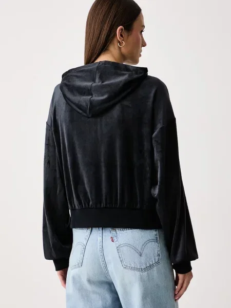 Велюровый свитер Adidas Originals с капюшоном