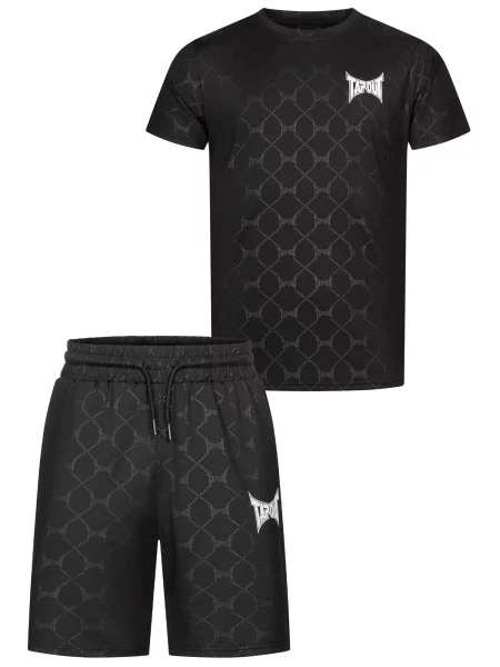 Tapout Športna trenirka PHILIOS črna bela