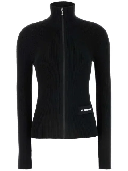 Cardigan Jil Sander tricotate negru