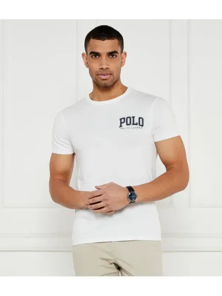 POLO RALPH LAUREN Póló | Custom slim fit fehér