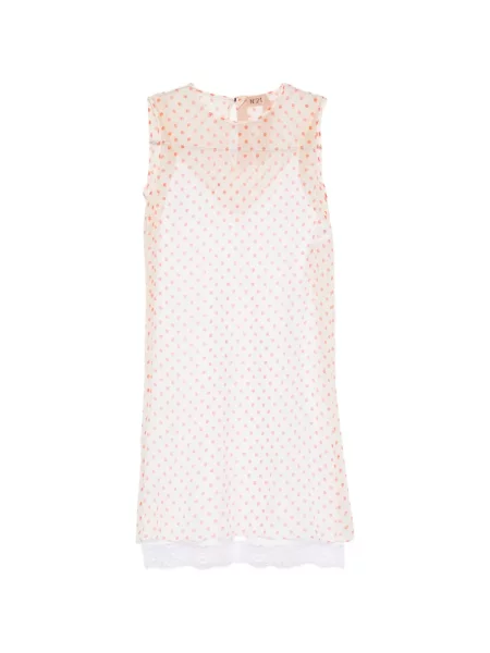 Rochie mini N°21 cu buline din dantelă