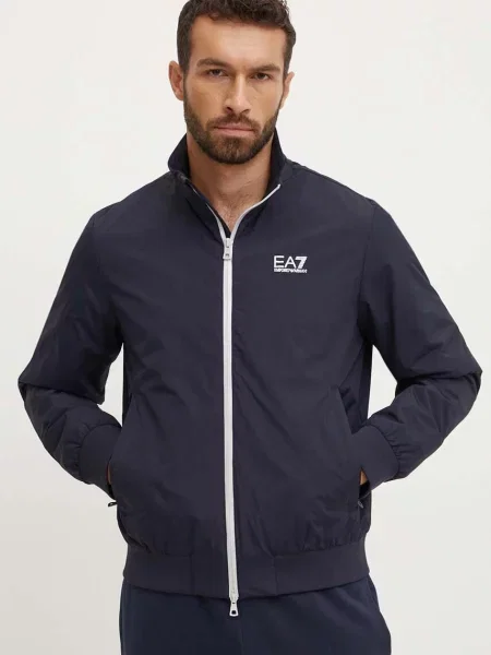 Emporio Armani geaca barbati marin de tranzitie albastru