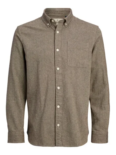 JACK & JONES Cămașă JPRBLUBROOK maro bej