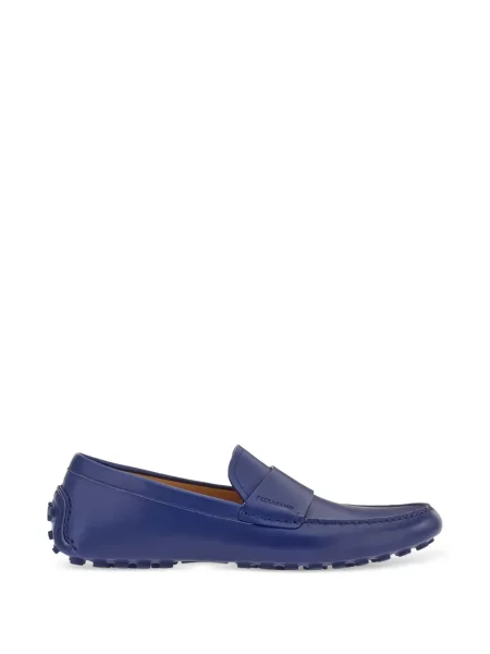 Mocasini Ferragamo din piele albastru