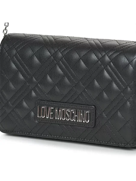 Crossbody kabelka Love Moschino z ekologickej kože čierna