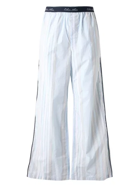 Calvin Klein Underwear Pantaloni de pijama bej / albastru deschis alb