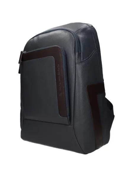 Rucsac Piquadro din piele albastru