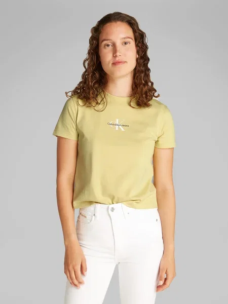 Majica Calvin Klein Jeans rumena