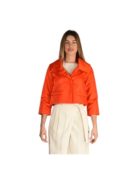 Krótka marynarka Add pomarańczowa
