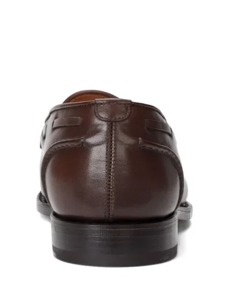 Δερμάτινα σκαρπινια Ralph Lauren Purple Label μαύρο
