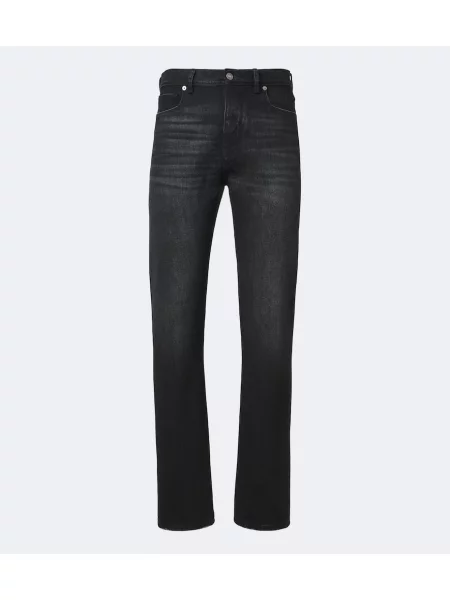 Blugi drepți Fendi negru