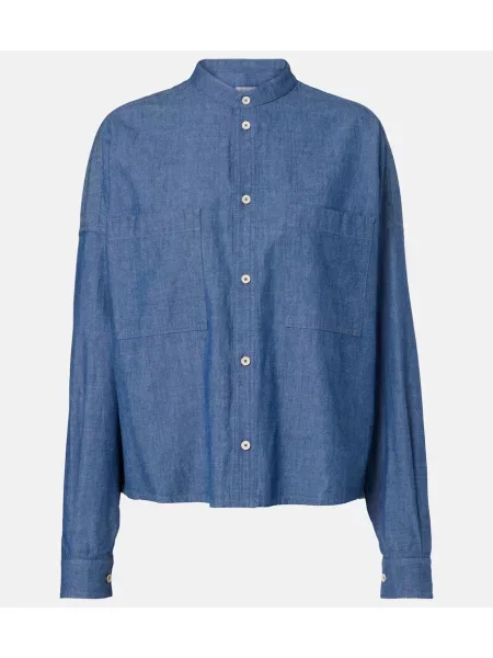 Top Loro Piana niebieski