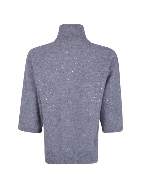 Pulover Seventy cu paiete gri