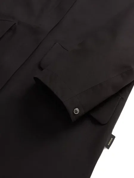 Geacă parka Woolrich cu glugă negru