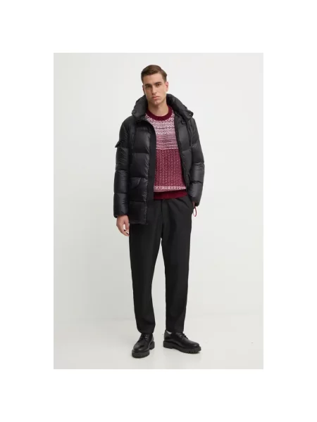 Armani Exchange sweter z domieszką wełny bordowy lekki brązowy