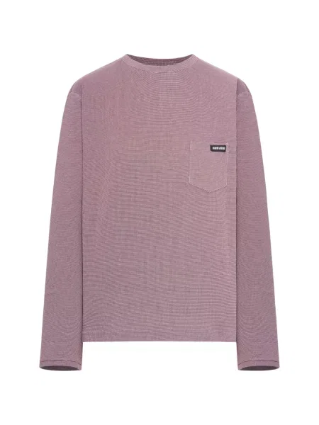 Tricou Miu Miu din jerseu roz