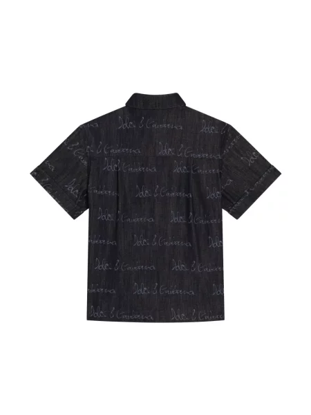 Дънкова риза Dolce & Gabbana синьо