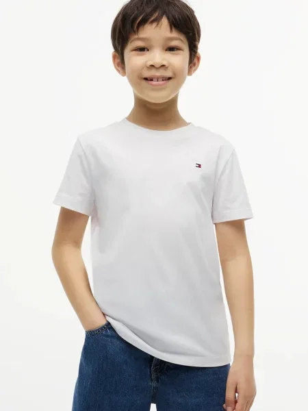 Tommy Hilfiger majica za djecu od pamuka bijela