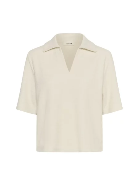 Koszulka polo Soaked In Luxury beżowa
