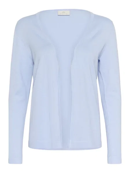 Kaffe Geacă tricotată KAFenia deschis albastru