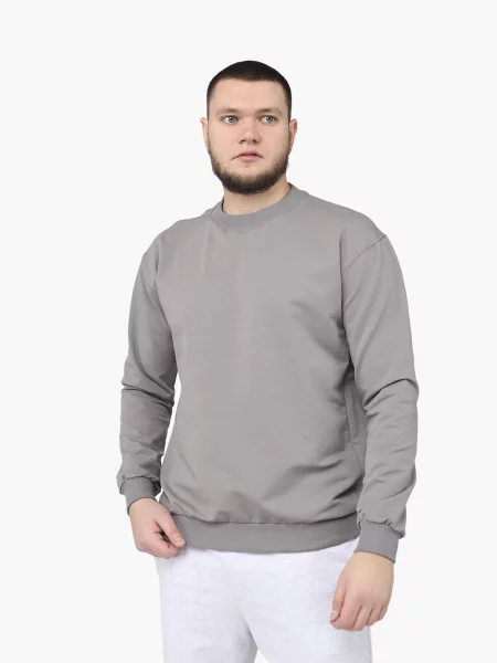 Світшот YUKI бавовна/поліестер сірий