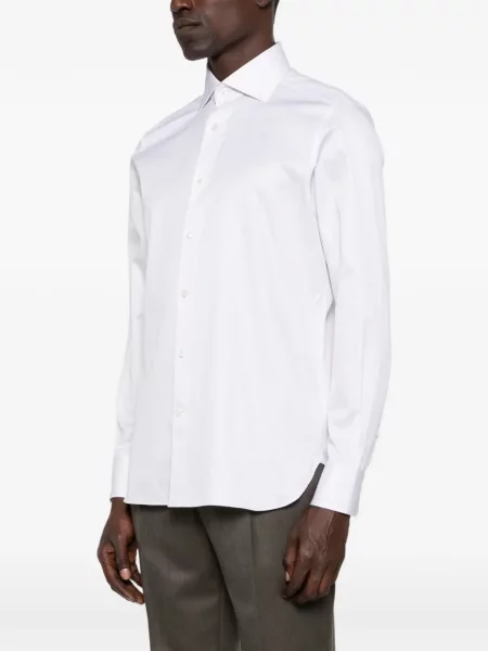 Gulerat cămașă Zegna alb