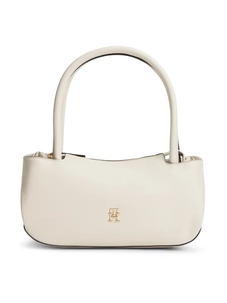 TOMMY HILFIGER Geantă de umăr crem