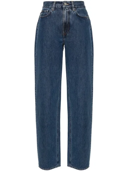 Blugi Loulou Studio cu talie joasă albastru