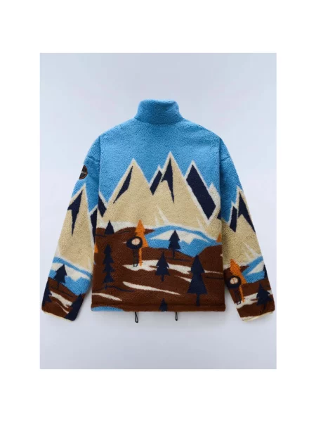 Lniana bluza polarowa Napapijri