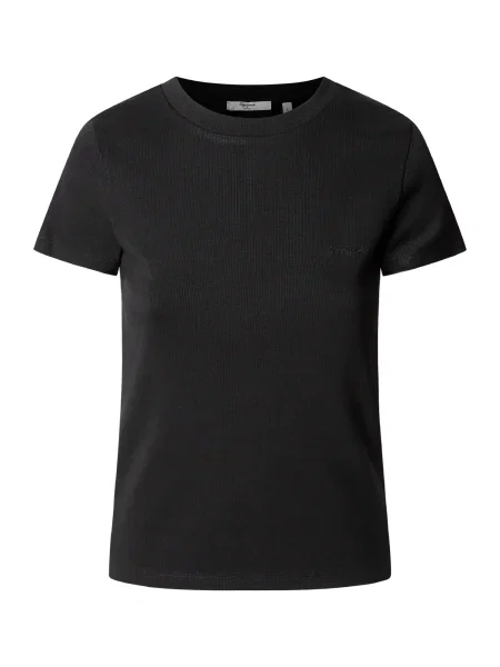 Tricou Pepe Jeans scurt negru