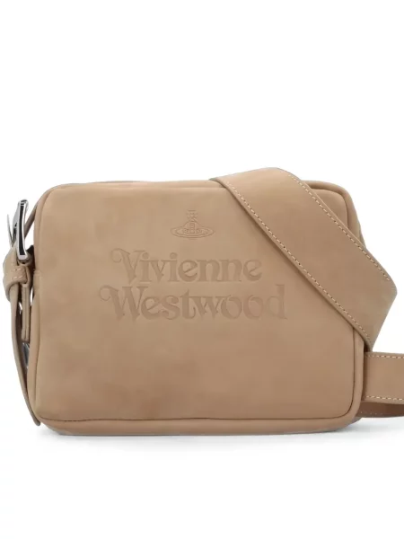 Кожена шопинг чанта Vivienne Westwood с автограф