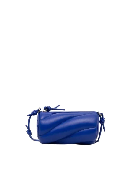 Fiorucci torebka skórzana Electric Blue Leather Mini Mella Bag niebieski