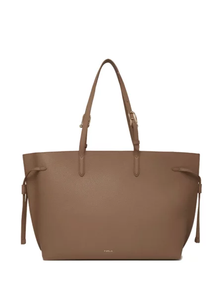 Geanta de piele Furla din piele maro