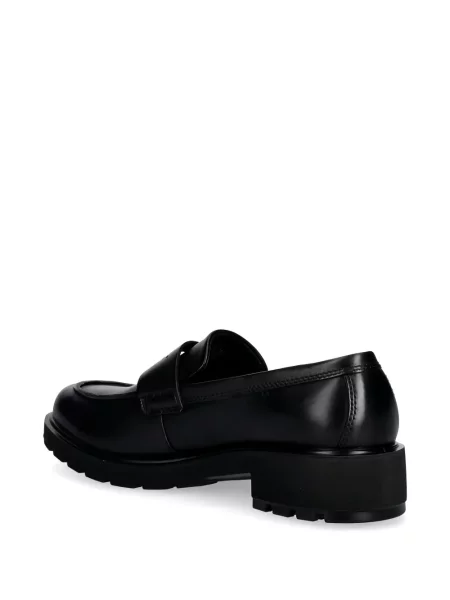 Pantofi loafer Ecco cu bretele negru