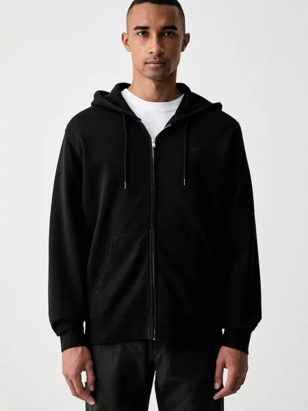 Levi's hanorac cu și glugă pentru bărbați din THE ORIGINAL HM ZIP UP negru