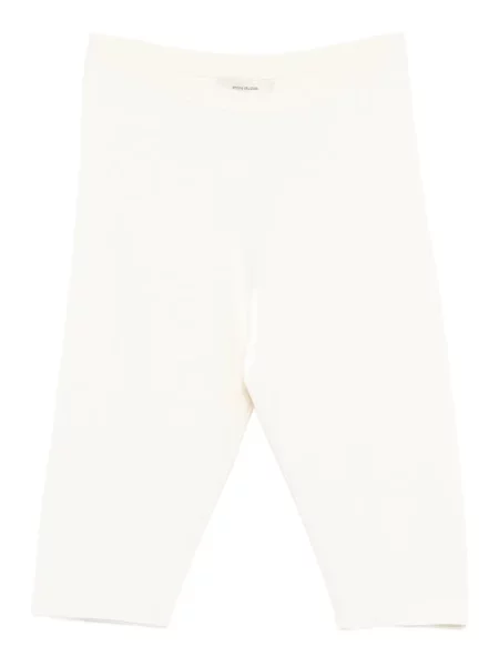 Pantaloni Entire Studios tricotate alb