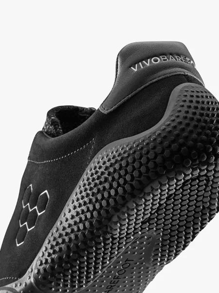 Кожаные кроссовки Vivobarefoot черные