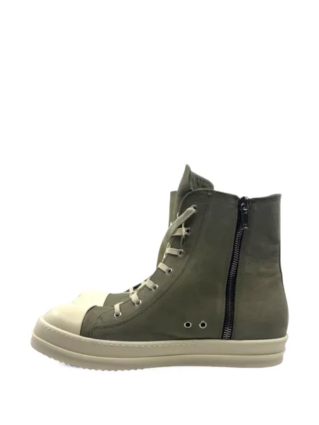 Sneakerși Rick Owens din piele gri