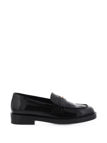 Pantofi loafer Paris Punk cu bretele negru