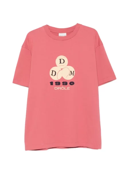 Tricou Drole De Monsieur cu imagine roz