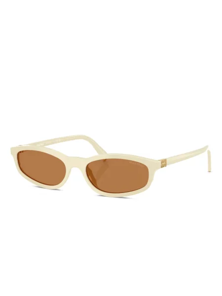 Ochelari de soare Miu Miu Eyewear alb