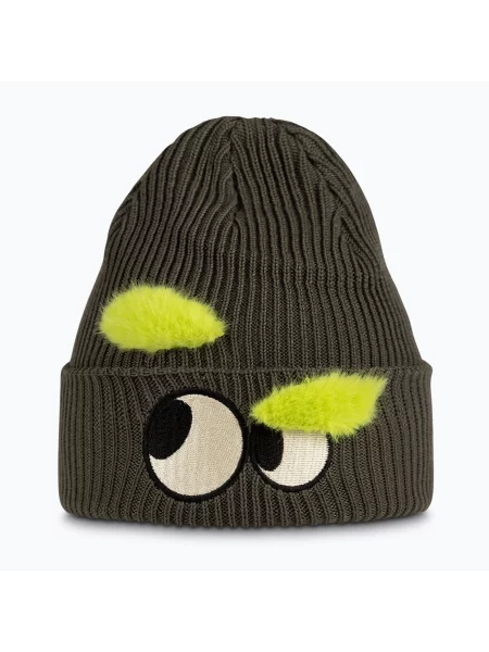 Gyerek téli sapka Buff Knitted Fun green. Méret: OS zöld