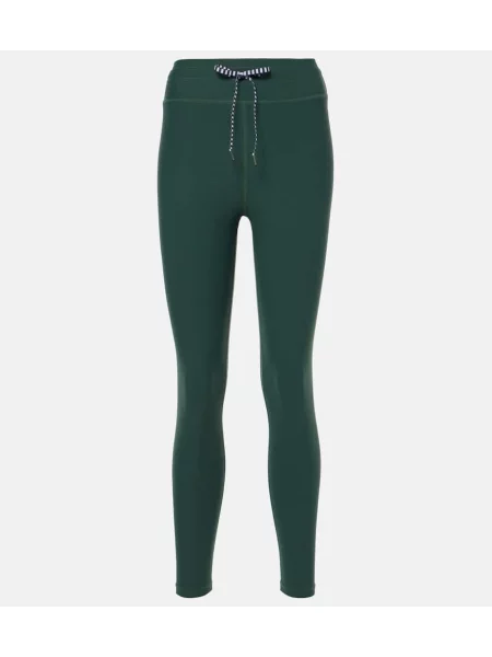 Leggings The Upside cu talie înaltă cu motiv cu inimi verde