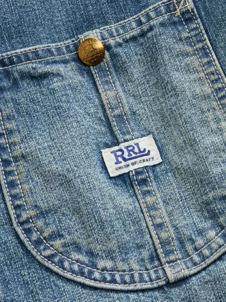 Geacă de blugi Ralph Lauren Rrl albastru