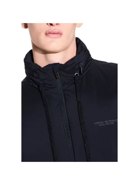 Armani Exchange jachetă pentru bărbați albastru