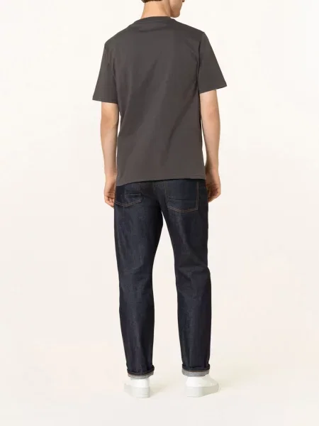 T-shirt z nadrukiem z logo Marc O'polo szara