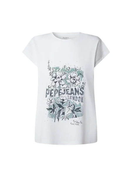 Pepe Jeans Tricou verde alb