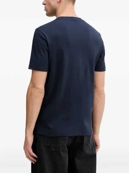 Tricou Joop! cu broderie albastru
